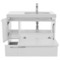 Wall Mounted Bathroom Vanity, Modern, 31